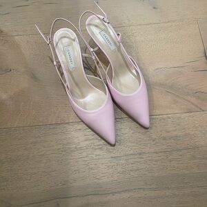 NEW Casadei Baby  Pink Slingback Heels